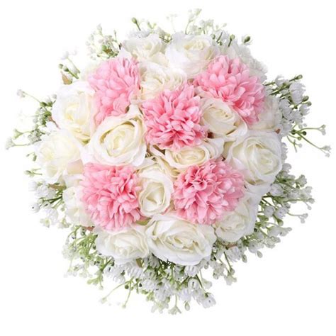 Shop wedding bouquet at affordable prices from best wedding bouquet store milanoo.com. JL6 Rose Artificial Wedding Bouquet in 2020 | Artificial ...