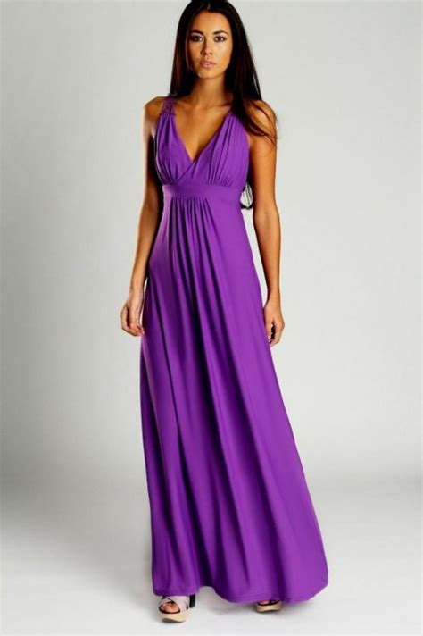 Purple Maxi Dress Looks B2b Fashion