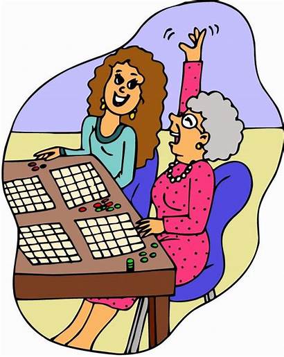 Bingo Clip Clipart Adult Activity Senior Activities