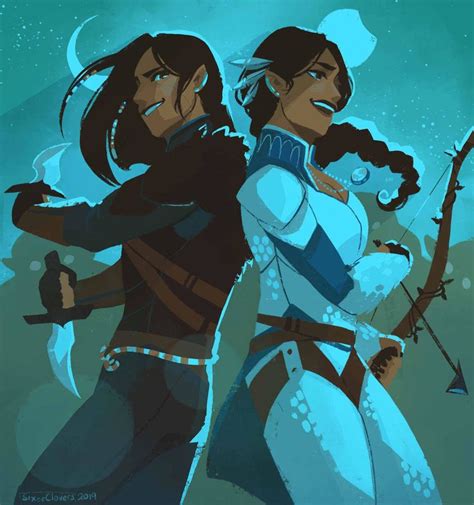 You Were Right And We Always Love Dnd Twins Character Art