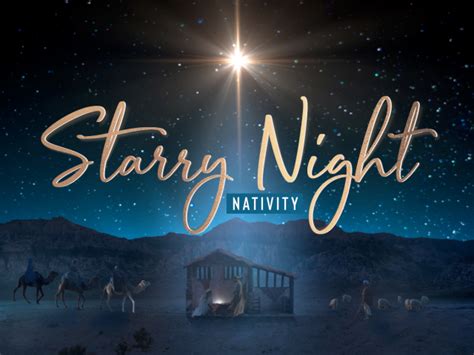 Starry Night Nativity Collection Life Scribe Media