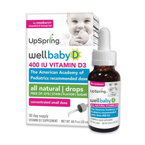 Wellbabyd All Natural Vitamin D Drops For Babies Upspring Baby Baby