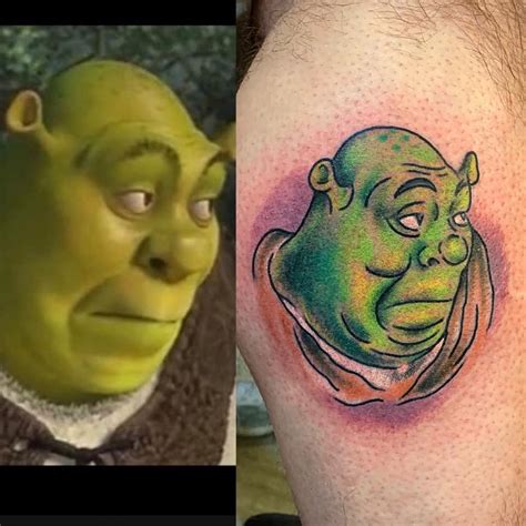 Shrek Tattoo By Taylor Hoang Infamous Tattoo Studio Facebook