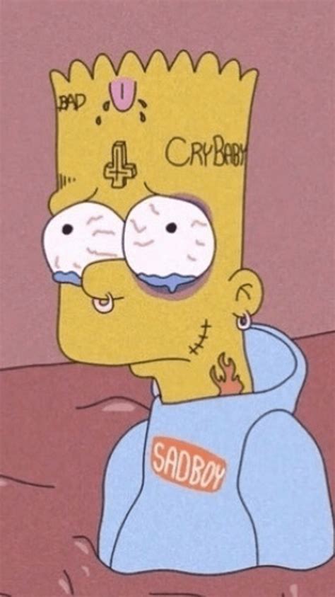Sad Bart Simpson Wallpapers Top Free Sad Bart Simpson Backgrounds