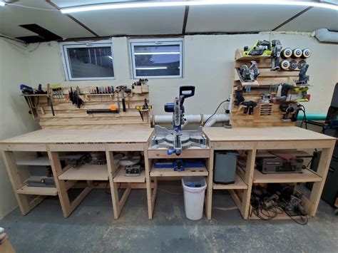 Modular Miter Saw Station Woodworking