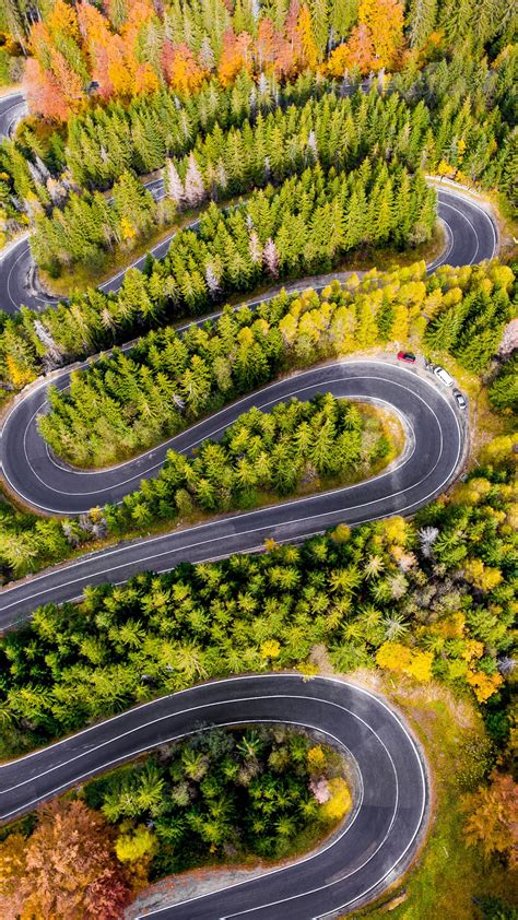 Wallpapers Hd Winding Road Aerial View