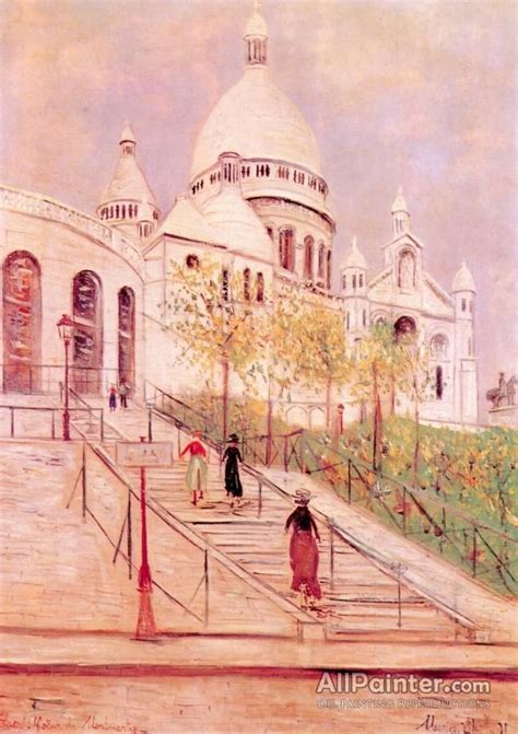 Maurice Utrillo Sacre Coeur De Montmartre Oil Painting Reproductions