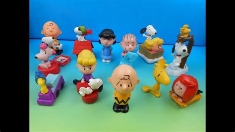 2015 The Peanuts Movie Set Of 12 Mcdonalds Happy Meal Collection Video