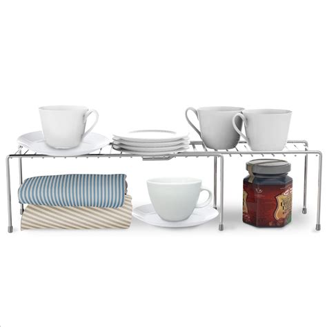Adding cabinet shelves to your kitchen cabinets is easy, affordable, and a great way to customize your kitchen cabinets to your exact needs. Expandable Storage Shelf- Adjustable Kitchen Cabinet ...