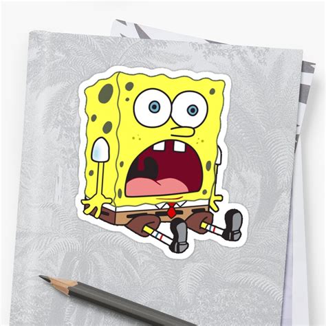 Metrick meme patrick updated their profile picture. "Spongebob" Stickers by scox12 | Redbubble