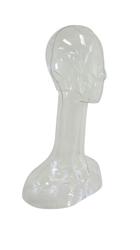 Female Mannequin Head Clear Plastic Rax And Dollies
