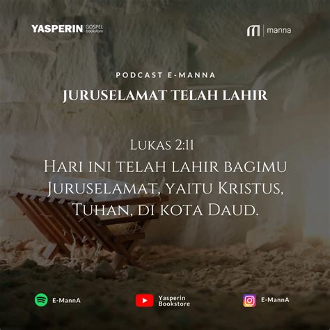 Streaming E Manna Juruselamat Telah Lahir Podcast Noice