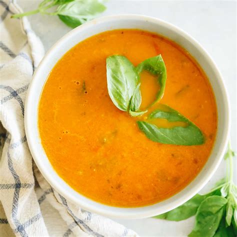 Best Ever Tomato Basil Soup Recipe Karinokada