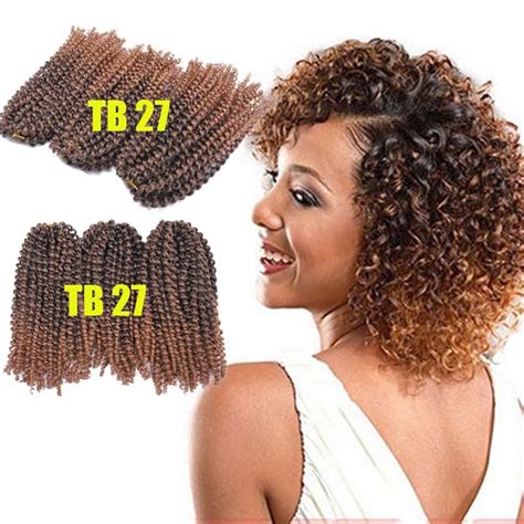 8 1090g Kinky Curly Crochet Braids 3pcsset Xpression Ombre Hair Blue