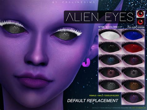 The Sims Resource Alien Eyes N159 Default Replacement