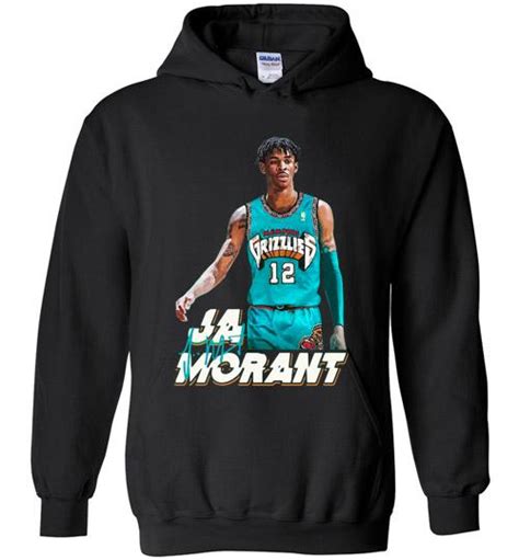 Ja Morant 12 Memphis Grizzlies Basketball Hoodie