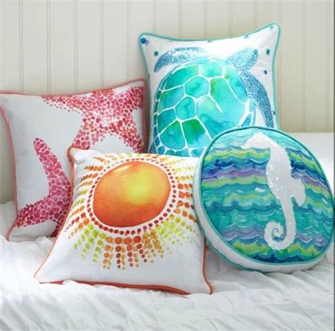 The set's seashell pattern features a. DIY Decorative Pillows That Will Amaze You