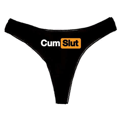 Cum Slut Knickers Pornhub Style Cumslut Porn Hub Panties Etsy Uk