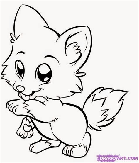 Coloring Pages Of Cute Animals - Best Coloring Pages Collections