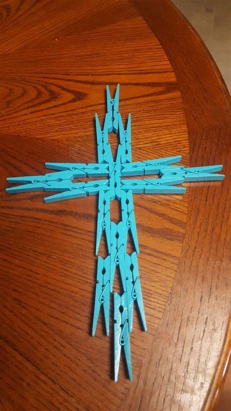 Diy Clothespin Crafts That Will Blow Your Mind Clothespin Cross