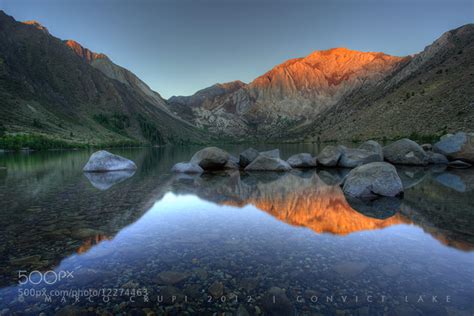 Convict Lake Ca Sunrise Pure Bliss By Marco Crupi 500px