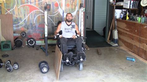Quadriplegic Workout Bent Over Row Youtube