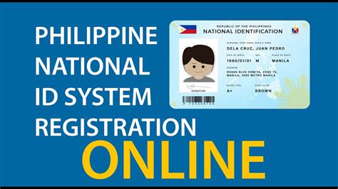 How To Register Online Philippine National Id Philsys Id Online