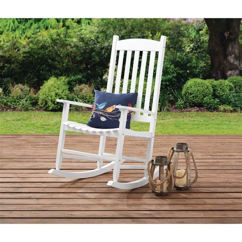 Favorite Mainstays Outdoor Wood Rocking Chair Wooden Repair