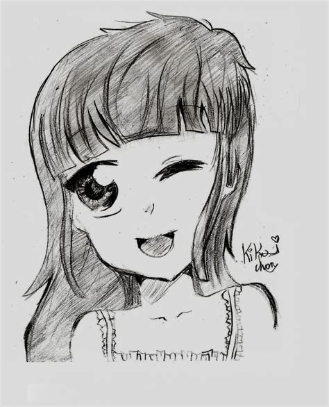 Anime Girl By Kikuzuki By Kikuzukiarts On Deviantart
