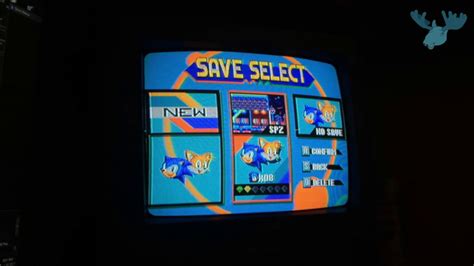 Sonic Mania On A 13 Crt Television And Genesis Controller Youtube