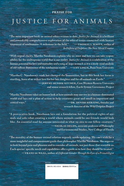 Justice For Animals Martha C Nussbaum