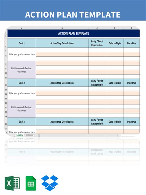 Excel Action Plan Template