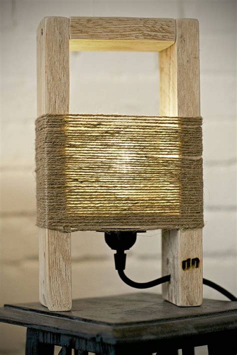Cute Wood Table Lamp Made With A Pallet Id Lights Table Lamp Wood