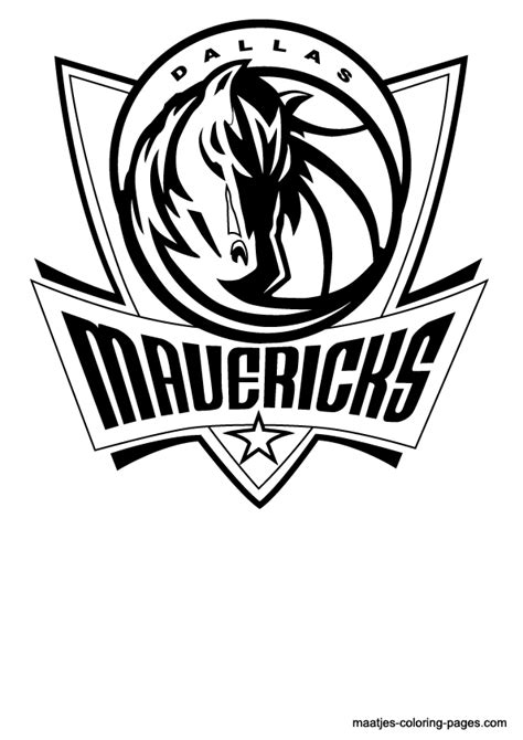 You can print or color them online at getdrawings.com for absolutely free. NBA Dallas Mavericks logo coloring pages