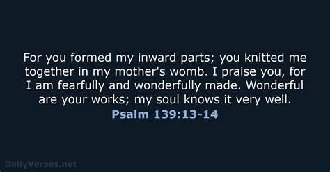Psalm 13913 14 Bible Verse Esv