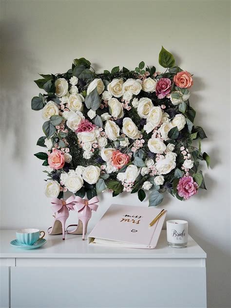 Check out our bulk buying options to see how you can save big! DIY Faux Flower Wall | Diy flower wall, Faux flowers decor ...