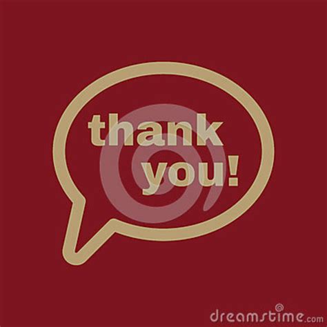 The Thank You Icon Thanks Symbol Stock Vector Illustration Of Object