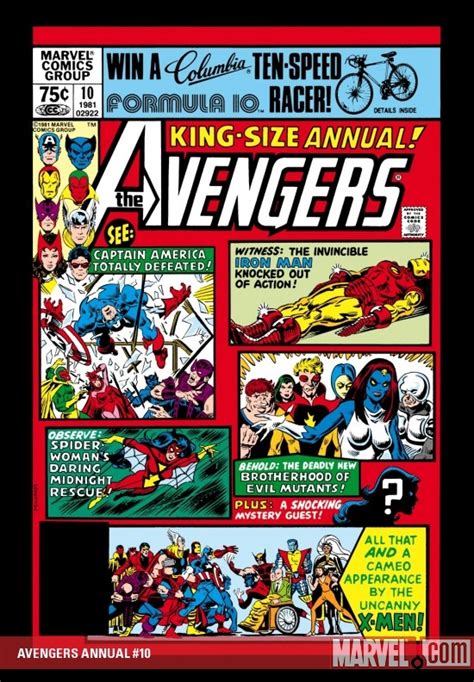Avengers Annual 1967 10 Comic Issues Marvel