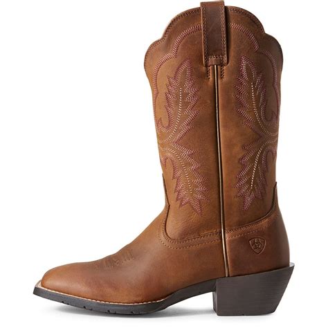 Ariat Women S Hybrid Rancher Crossfire Western Boots Brown Bootbay