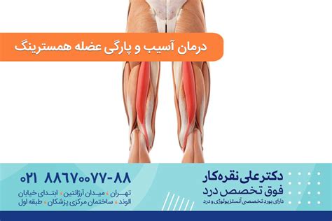 علت علائم و درمان آسیب عضلات همسترینگ