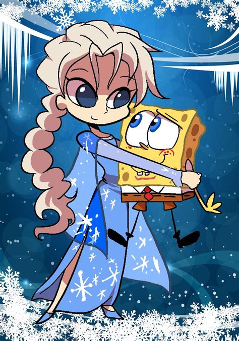 Watch spongebob squarepants season 1 full episodes online free watchcartoononline. elsa and spongebob by EZstrongs on DeviantArt | Spongebob ...