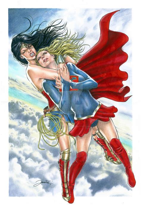 Wonder Woman Vs Supergirl By Jonatasartes On Deviantart