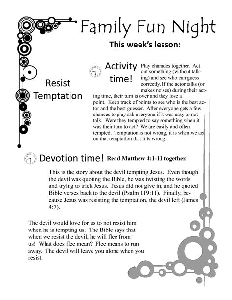 Devotion Activity Printables Free For Kids Tedy Printable Activities