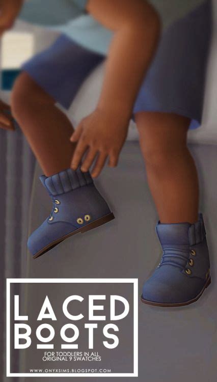 Sims 4 Toddler Boots Cc
