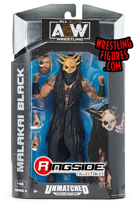 Malakai Black Aew Unmatched Series Toy Wrestling Action Figure By