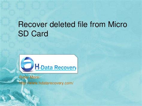 Maybe you would like to learn more about one of these? Recover deleted files from micro sd card/Memory Cards