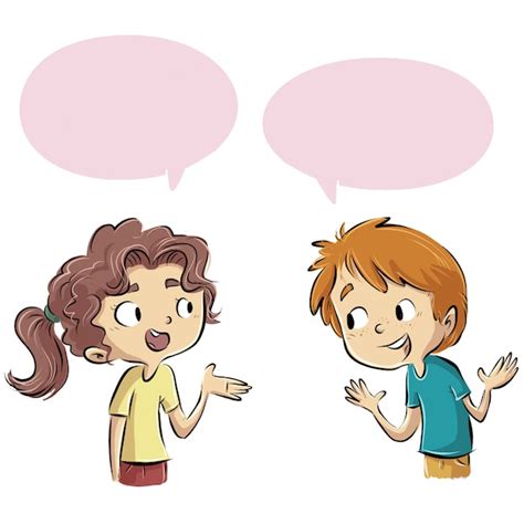 Premium Vector Group Of Children Talking