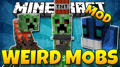 Minecraft Mod Weird Mobs Tons Of New And Weird Mobs 172 Youtube