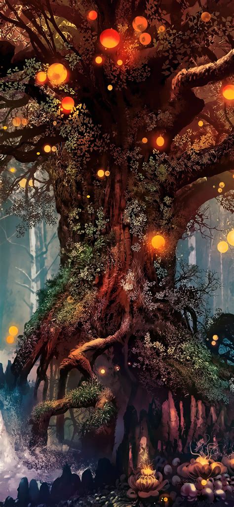 X Forest Fantasy Artwork K Iphone XS Iphone Iphone X HD K Wallpapers Images