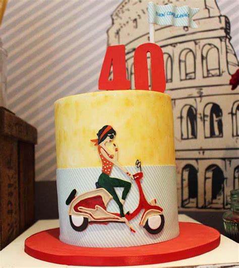 Italian Vespa Guest Dessert Feature Amy Atlas Events Vespa Cake